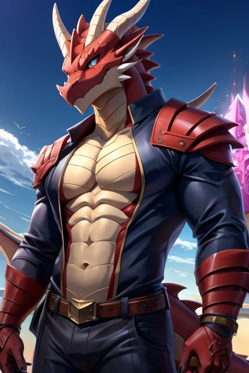 male, anime, anthro dragon
