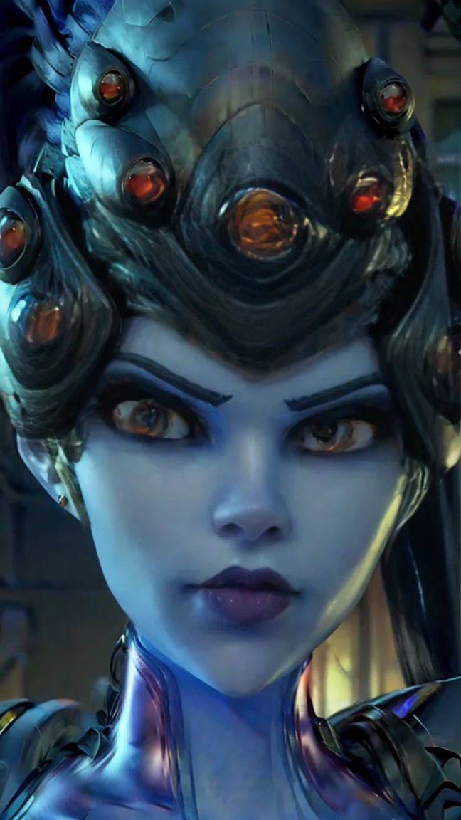 widow maker filled with rage eyes 