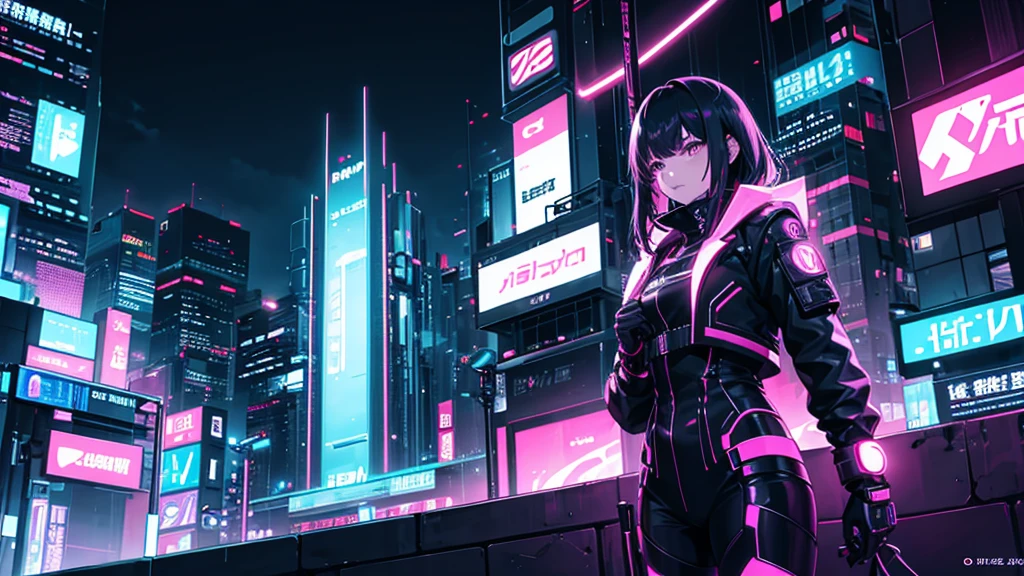Neon City、cyber punk、Decadent、wide area、scenery、night、Future、dark、Dark Techno、Chillout、cyber punk、No people、