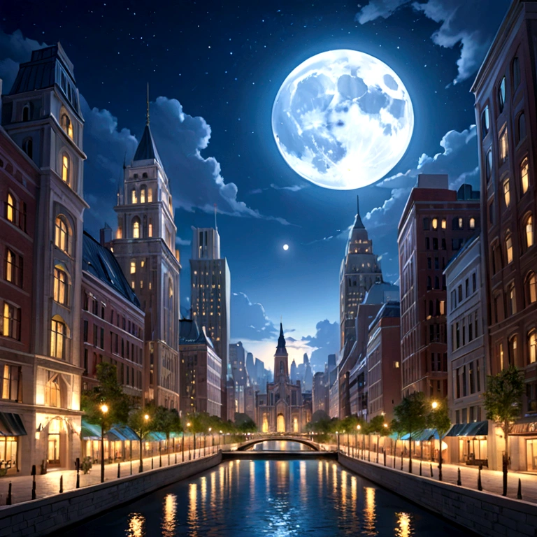 city night moon