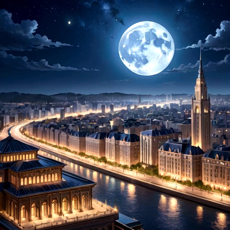 city night moon