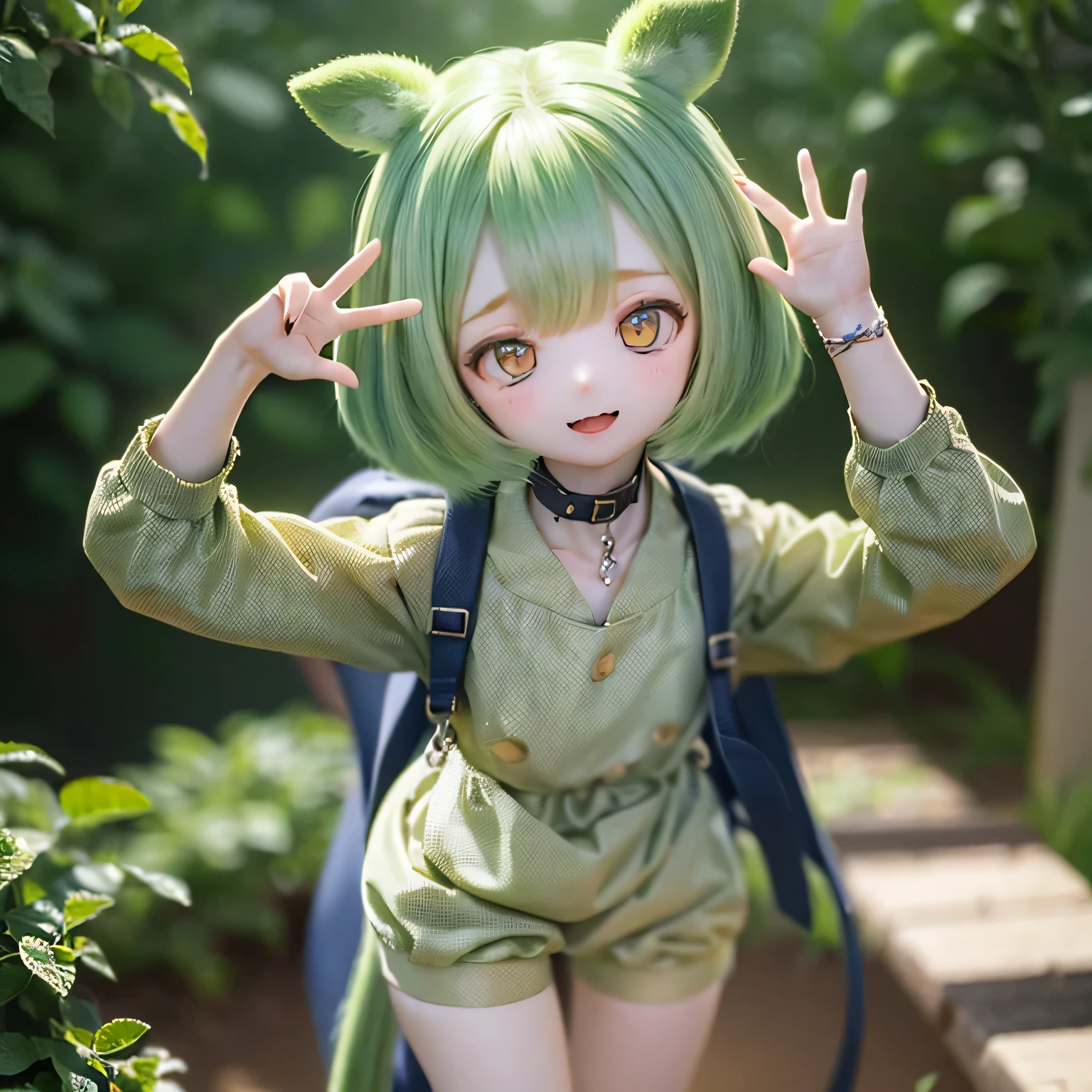 Detailed prompts for generating high quality images using the stable diffusion method are、、、、、、、:
(((((((a bit)))))))Use Body Shape Lots of Zundamon(child:1.2)(((((a bit)))))
"(((smile))), (Digital Art:1.1, High resolution, masterpiece:1.2), (Bright colors), (Confident expression), ((((a bit)))) letter, (Green Hair), A girl with a distinctive hairstyle and a body like zunda, (Confident expression), ((((a bit)))) letter, (Green Hair), (Green underwear), ((((8. A relaxing space surrounded by greenery))))) Proud face"Walking around the city((((((child)))))