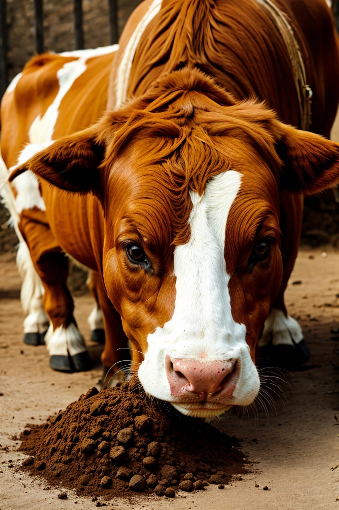 Image of Narendra Modi eating cow dung