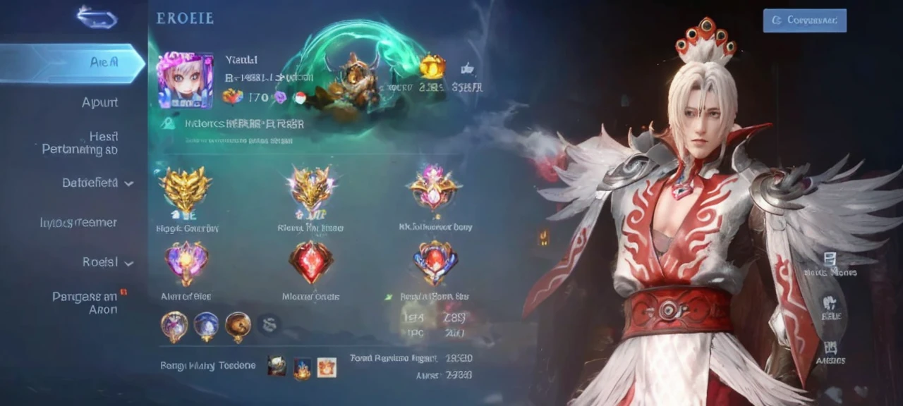 (absurdres, highres, ultra detailed, HDR), masterpiece, best quality, Android Game Character , short hair, handsome boy, anime eyes, Mobile Legends Hero, detailed scebe, detailed character