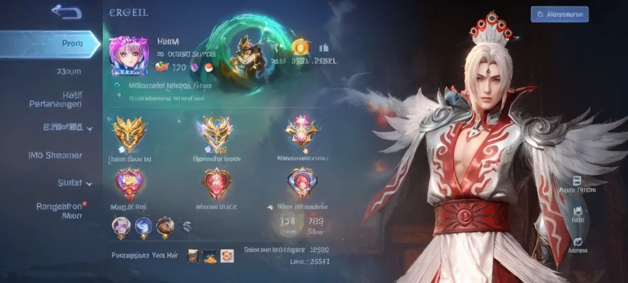 (absurdres, highres, ultra detailed, HDR), masterpiece, best quality, Android Game Character , short hair, handsome boy, anime eyes, Mobile Legends Hero, detailed scebe, detailed character