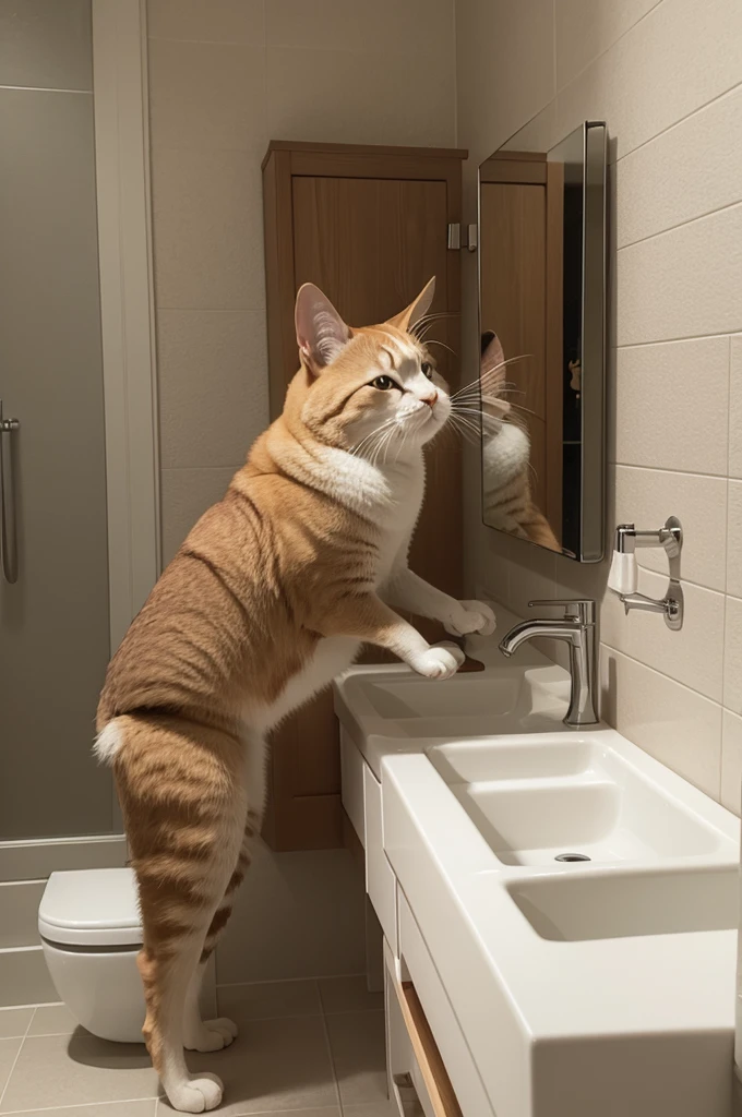 Alvin in the bathroom 