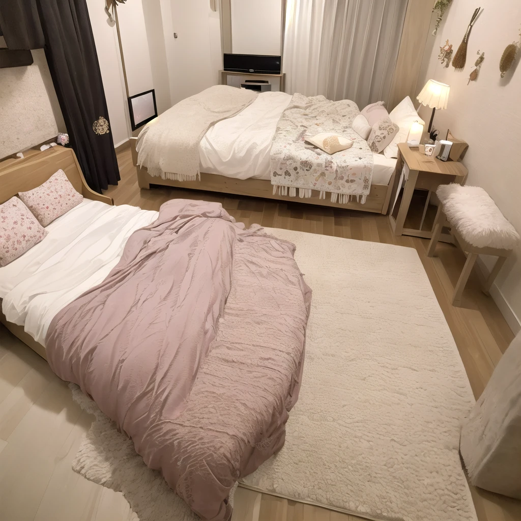 Highest quality, Super detailed, figure, Very complicated,
JJ Room, scenery, bed, pillow, Remote controller, curtain, indoor, carpet, controller, bedroom, rug, window, Wooden floor, box, Realistic, photograph (Moderate), photograph background
 