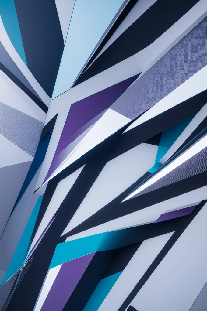 An abstract image of lines and geometric shapes in modern tones, como azul, roxo ou prata, suggesting complexity and dynamism , lara profile photo