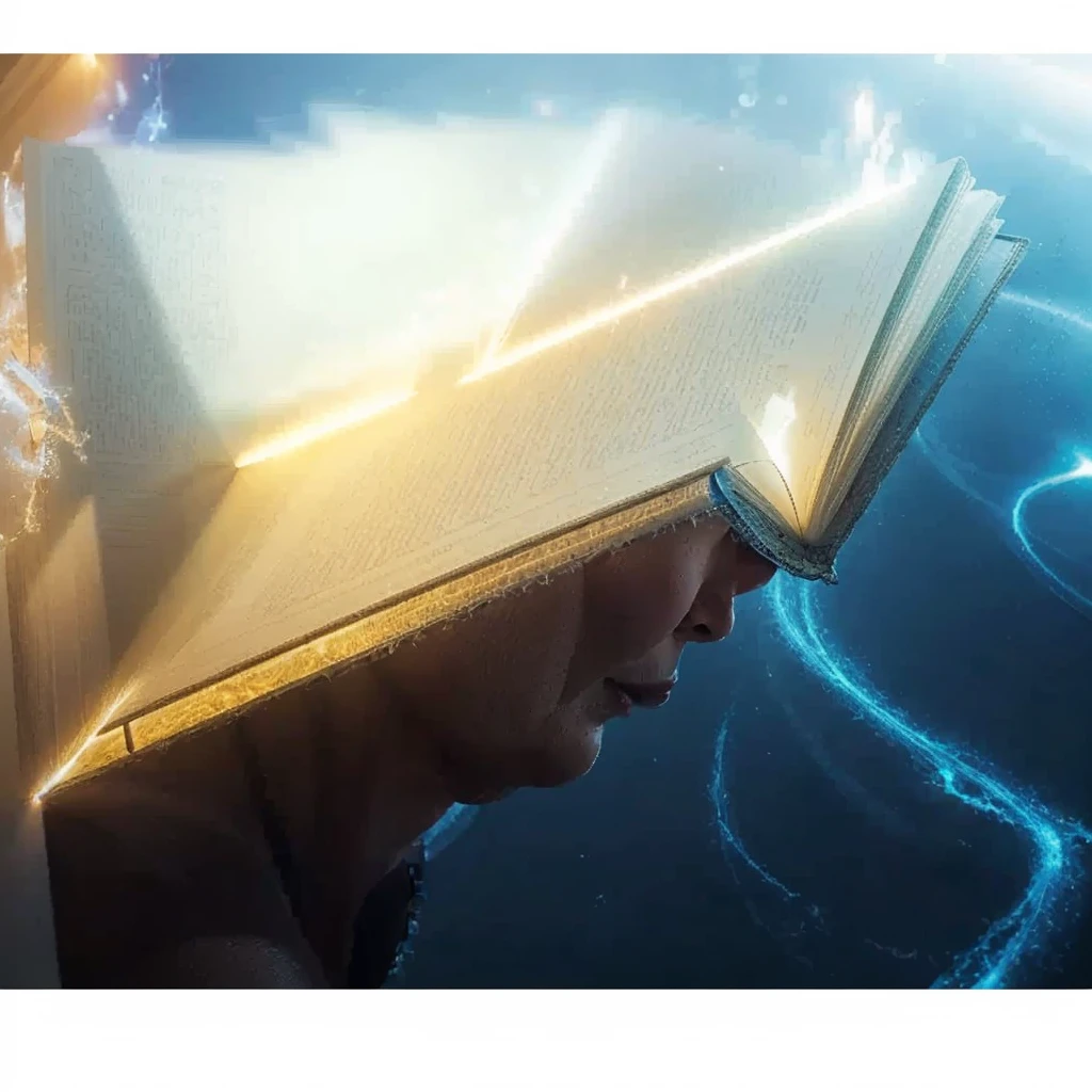 An elderly being of light taking notes in a notebook that flashes light. Photorealism, full view, highly detailed image, very realistic, hyperrealism, Ultra HD, 8k, 5, sharp focus, intricate and mysterious masterpiece. (Long exposure photography Highly detailed close-up portrait art illustration: final quality, medium shot, backlit, Rich and eye-catching. Enigmatic and mysterious manipulations (composition of the rule of thirds), ((detailed environment with strong lines) The best quality, in camera, white light, warm and clean aesthetics, dazzling screen composed of millions of brilliant ultraviolet rays, HDR.