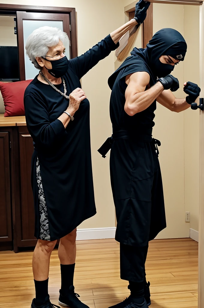 Ninja vs my grandmother 

