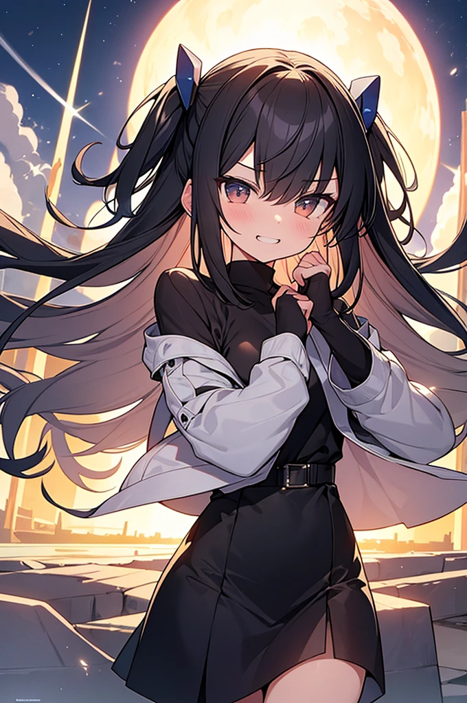 anime style, super fine illustration, highly detailed, dynamic angle, beautiful detailed, 8K, In the night, on a 月面 with the night over the desert, BREAK a couple is running angry. The woman is fighting, and the man is fighting BREAK Both are angry broadly, their laughter echoing. BREAK The desert are shimmering hardly, and the sky is dyed black.masterpiece masterpiece masterpiece,best quality best quality best quality best quality best quality,8K,16K,super fine illustration,detailed background ,beautiful background,BREAK,army jacket,holding_weapon,backside Giant MECA,BREAK(Giant MECA:1.3),MECA,droid,human_no,cool cool cool,masterpiece masterpiece master piece,best quality,best quality,best quality,BREAK 1girl,chibi chibi chibi, ,perfect hands,perfect face,detailed shiny skin,masterpiece masterpiece masterpiece,best quality best quality best quality,BREAK 1boy,cool cool cool,masterpiece masterpiece masterpiece,best quality best quality best quality,BREAK midnight sky,beautiful background,perfect background, pov