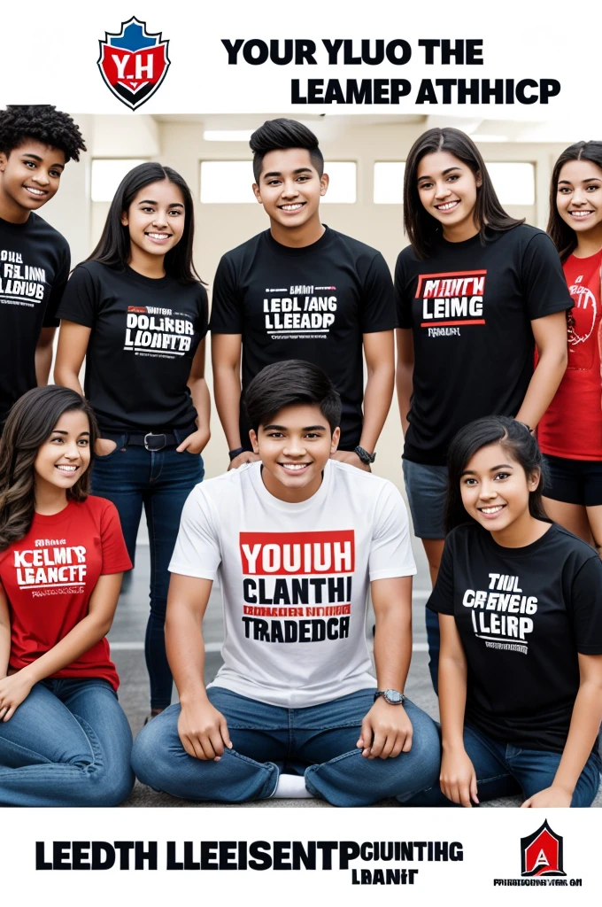Youth leadership training shirt design