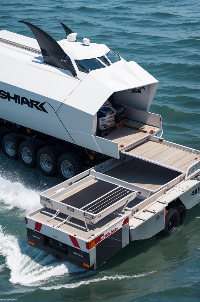 Shark Truck Drawing