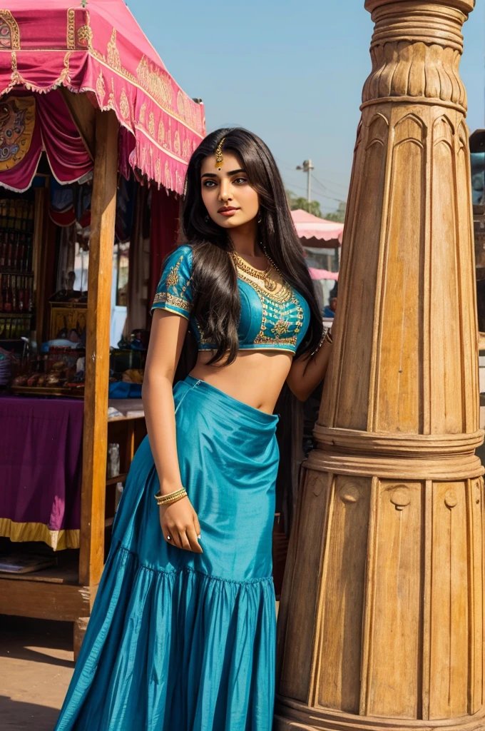  A desi fair girl of age 18 wearing a chudidhar realistic 