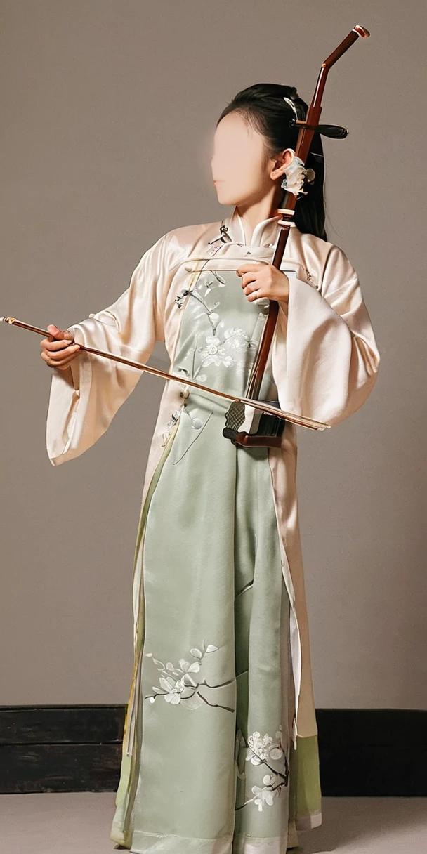 1man, young man, tall and thin, playing erhu,holding erhu, wearing hanfu, (((masterpiece,best quality))),((good structure,Good composition,good atomy)), ((clear, original,beautiful)),