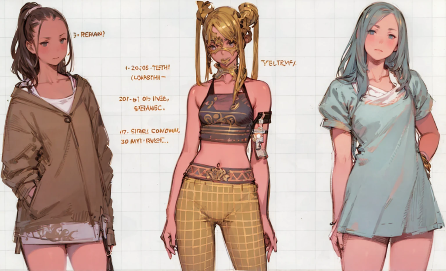 4k, masterpiece, High resolution, (big breasts)、curvy、((pink tights))、(apron)、((golden bikini))、monster's habitat