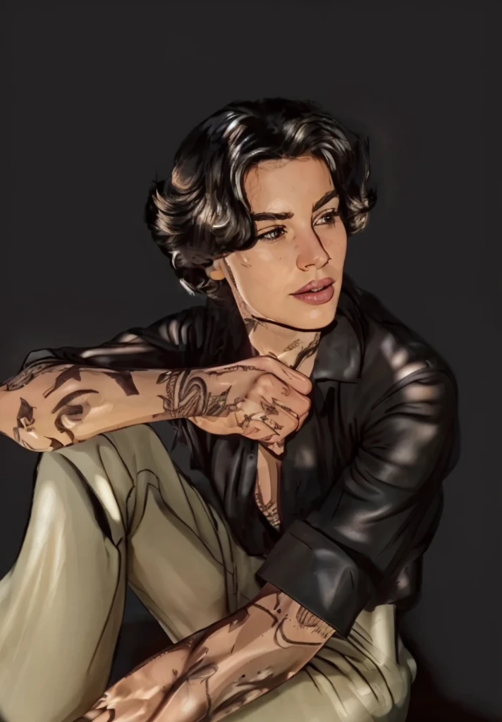 high detail, Super HD, line drawing, beautiful lines, beautiful parquet, light on face, shadows