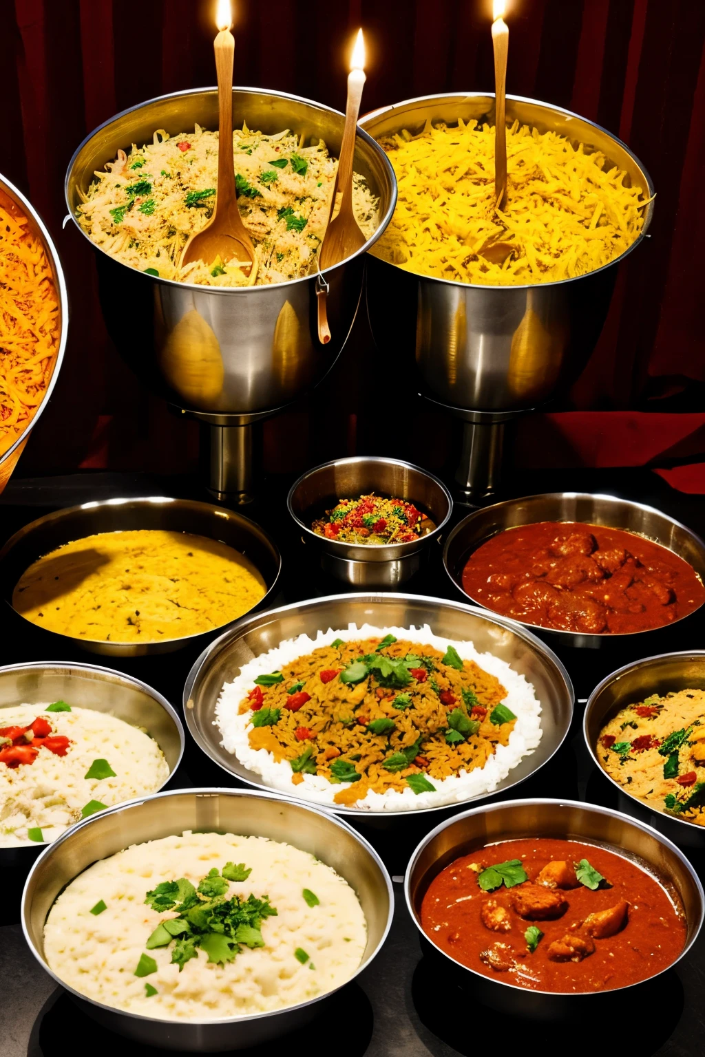 Different Indian festival food