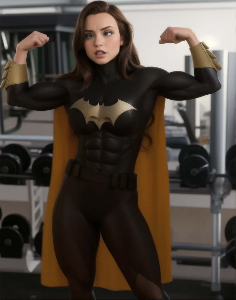 batman woman, muscular