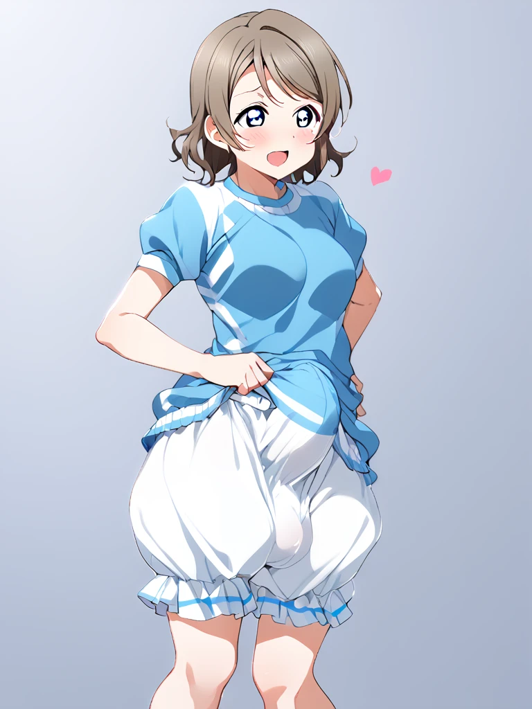1 Girl Love Live Watanabe You Gym Clothes Bulge Bloomers Erection Bulge