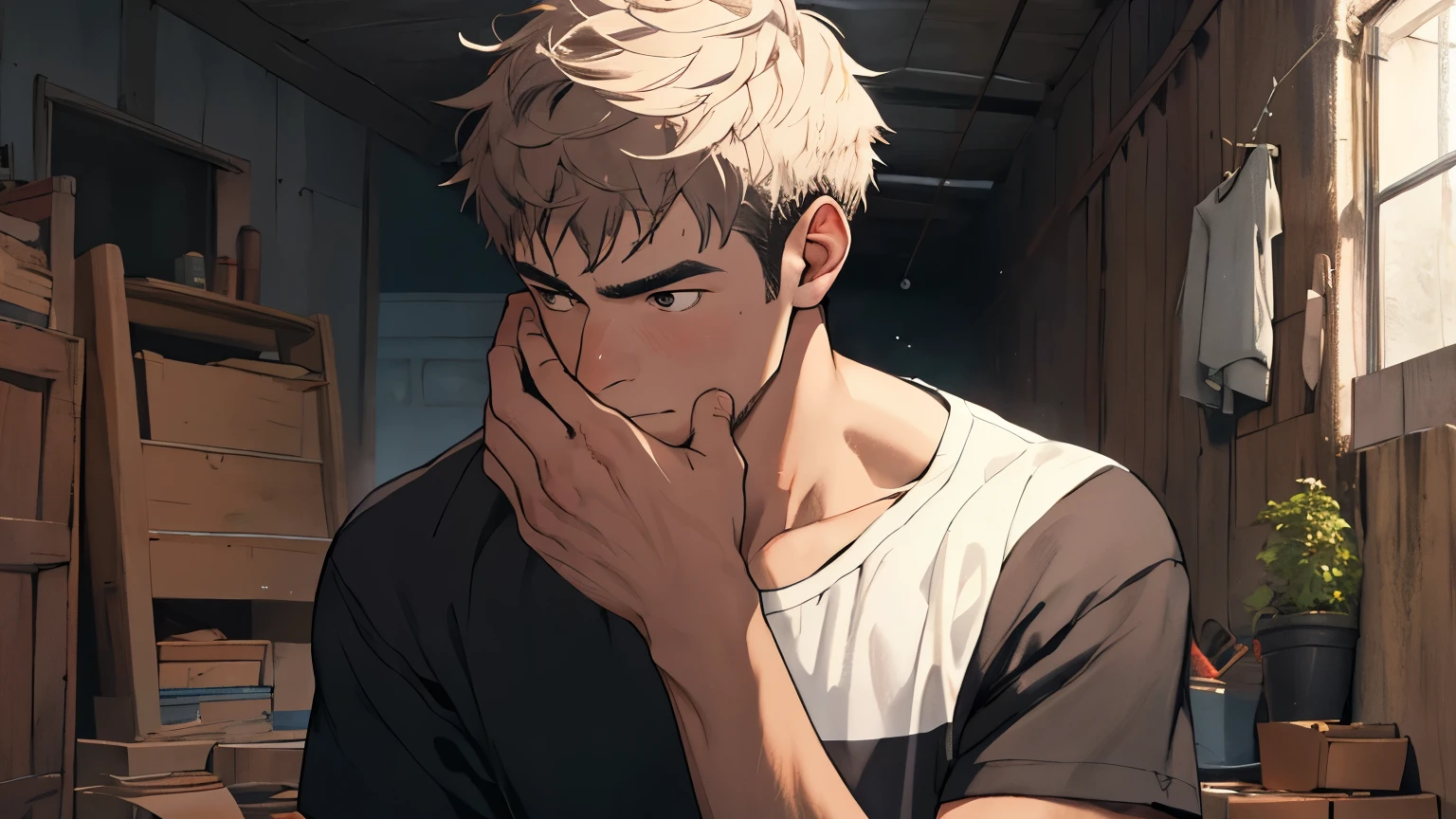 a 24 year old boy who is thinking