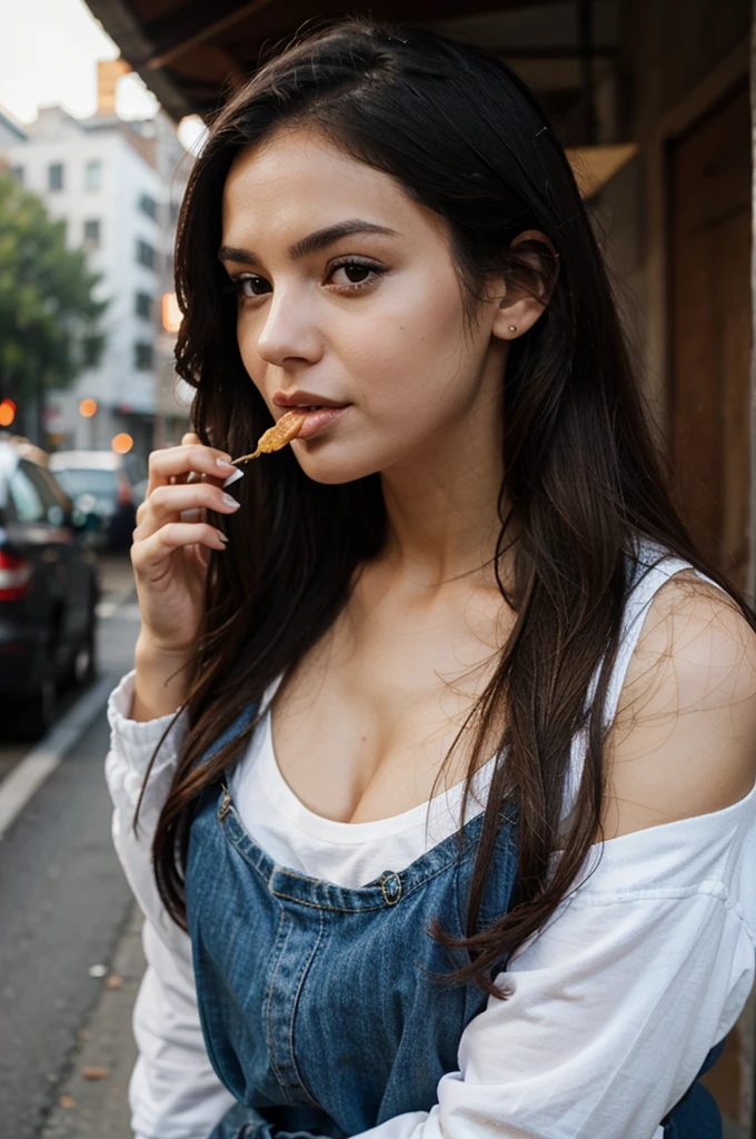 Woman eating