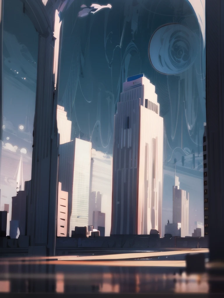 inside a luxury office building, tall columns, vaulted ceilings, spacious hall, interior of the future, space academy interior, behind the high arched windows there is a city with skyscrapers, spaceships fly across the sky, frame from the floor, illustration, white-gray shades, (((people are missing))), illustration для фона, even lighter
,conceptual art, anime style cityscape, city in the background, Optimistic matte painting, day cityscape, inspired by Hugh Ferris, conceptual art, Cinematic installation frame, conceptual art, conceptual art, conceptual art!, soft focus matte painting