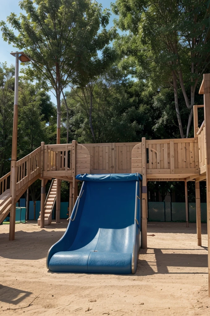 a comfortable playground for children to play, ultra realistic, 4k quality, horizontal format