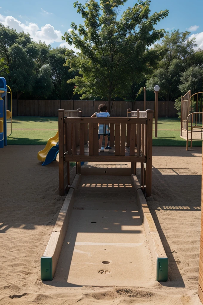 a comfortable playground for children to play, ultra realistic, 4k quality, horizontal format