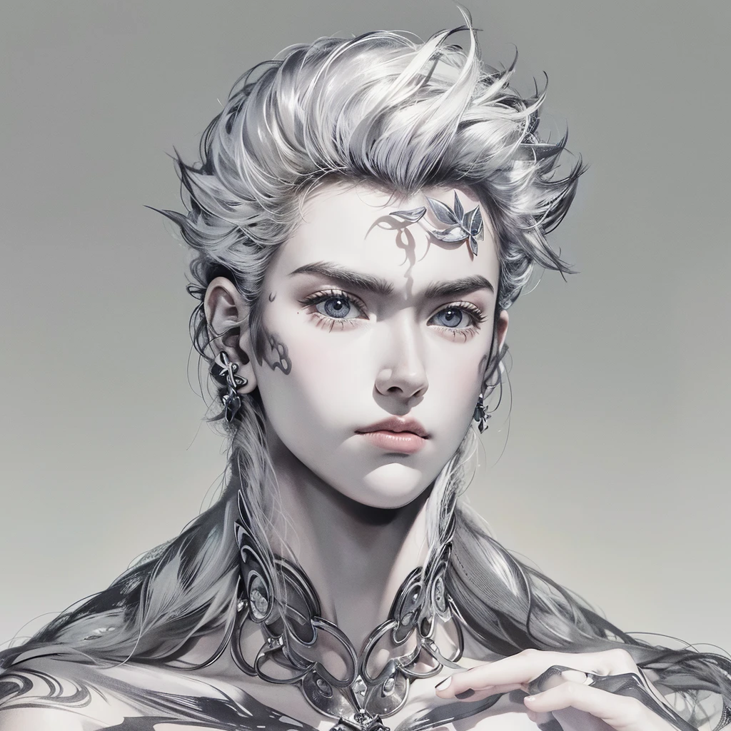 that'that'that'that'it's raining, c that、Hair flow、 ((highest qualthaty、masterpiece、8K、Best image qualthaty、Ultra-high resolution、Award-winning works)、(Accurate anatomy:1.1)、(Look at me and smile:1.1)、Shining fair skin wthath Ultra-high resolution、The most detailed face、Ultra-high resolution detailed face、Ultra-high resolutionの髪の毛、(Ultra-high resolutionの煌めく瞳:1.1)、Beautiful face drawn in every detail、ancient gothic costume , Chest to chest, tattoo, The real Bokuto is next to him.