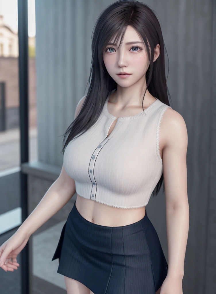 high quality picture, masterpiece, detailed hair texture, Detailed skin texture, Detailed Cloth Texture, 8K, Add fabric details, ultra detailed skin texture, ultra detailed photographic, Skin pores, , mini skirt, 