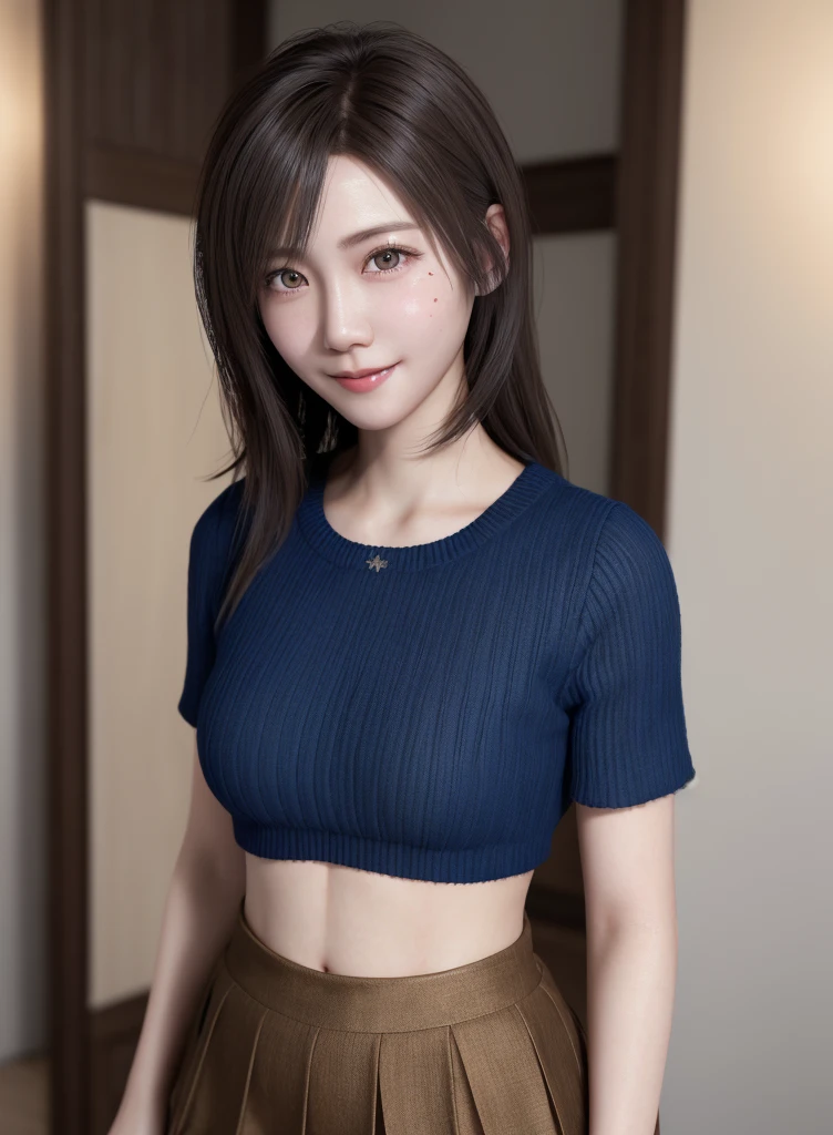 high quality picture, masterpiece, detailed hair texture, Detailed skin texture, Detailed Cloth Texture, 8K, Add fabric details, ultra detailed skin texture, ultra detailed photographic, Skin pores, , mini skirt, light smile