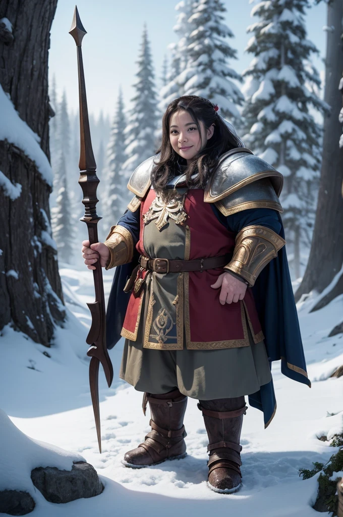 Female face, snow white, fierce, smile