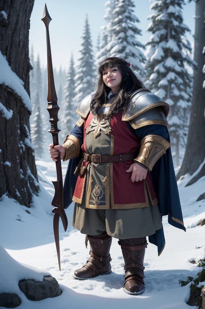 Female face, snow white, fierce, smile
