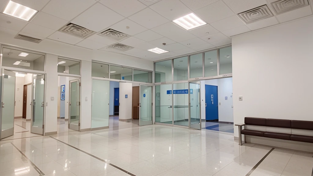 a modern, beautiful health center, with only one floor, with the following sign: "PSF", ultra realistic, 4k quality, photo in horizontal proportion,