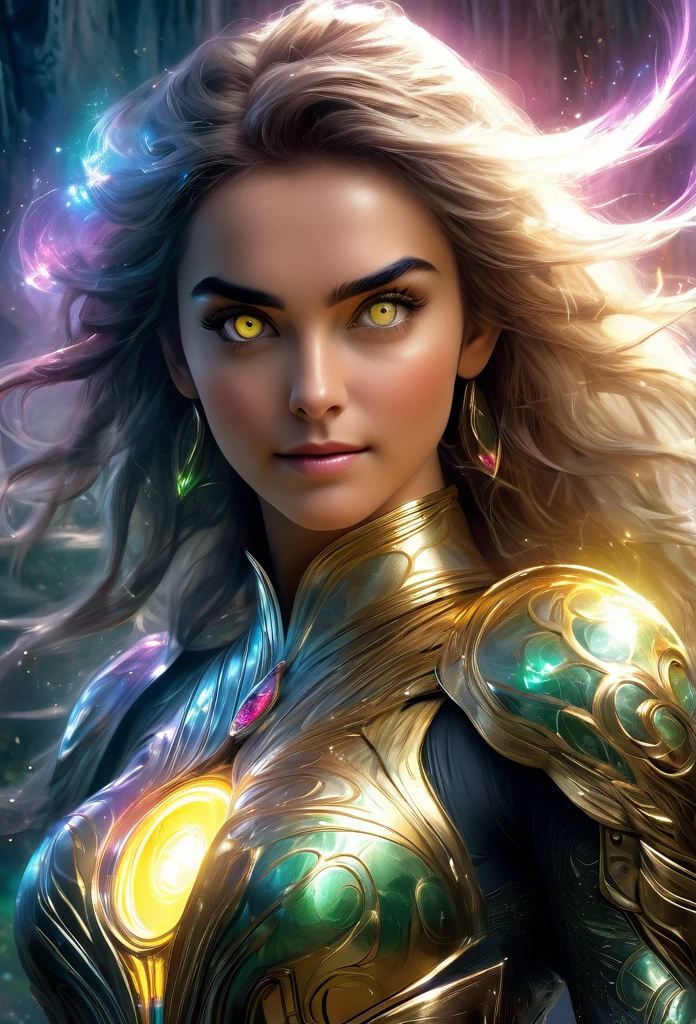 (1 beautiful teenage Italian-Japanese girl),(wears iridescent bodysuit with beautiful fractal or marble design:1.5),(She wears gauntlets with a detailed and very beautiful design decorated with jewels:1.6), dynamic posing, ((She is showing her armpits:1.6)), incredibly spectacular scene, ((high quality)), ((fantasy)), blue plasma brain, green plasma body, obscene, average, (despicable:1.2), (immoral:1.2), (Small breasts with beautifully raised pink areolas:1.5), (expression of ecstasy:1.2), hyper realistic photo, official art, Unity 8K Wallpaper, 8K portrait, high quality, very high resolution, (incredibly beautiful nature background:1.6), (18-year-old:1.5), (sexy and glamorous:1.1), (coquettish expression:1.6), (smile seductively:1.6), (erotic pose:1.9), (model pose:1.8), beautiful seductive face, portrait, (thick eyebrows:1.4), Beautiful eyes with high bilateral symmetry, (highly detailed eyes:1.4),(highly detailed face and eyes:1.7), (High resolution yellow greeneyes:1.8), (Super detailed skin texture:1.4), super detailed pale skin, perfect anatomy, thin, (Beautiful muscular toned body:1.6), highly detailed platinum hair, (moist skin:1.2), no makeup, (Bear:1.1), excellent anatomy, Focus plane, good looking, (Emilia clarke:0.1) (Emma watson:0.3),(Jennifer connelly:0.24), (A delicately crafted necklace is wrapped around her neck), (Bioluminescence with a brilliant glow:1.4), (Shining magic circle:1.5), ruins of an ancient castle, Shining majestic clouds and sky, lightning, spectacular realistic, (Greg latkowski:0.8), (teal and orange:0.4), (art station:1.5), cinematic, (NSFW:1.6), dramatic light, (intricate details:1.1), Focus on fully armored body