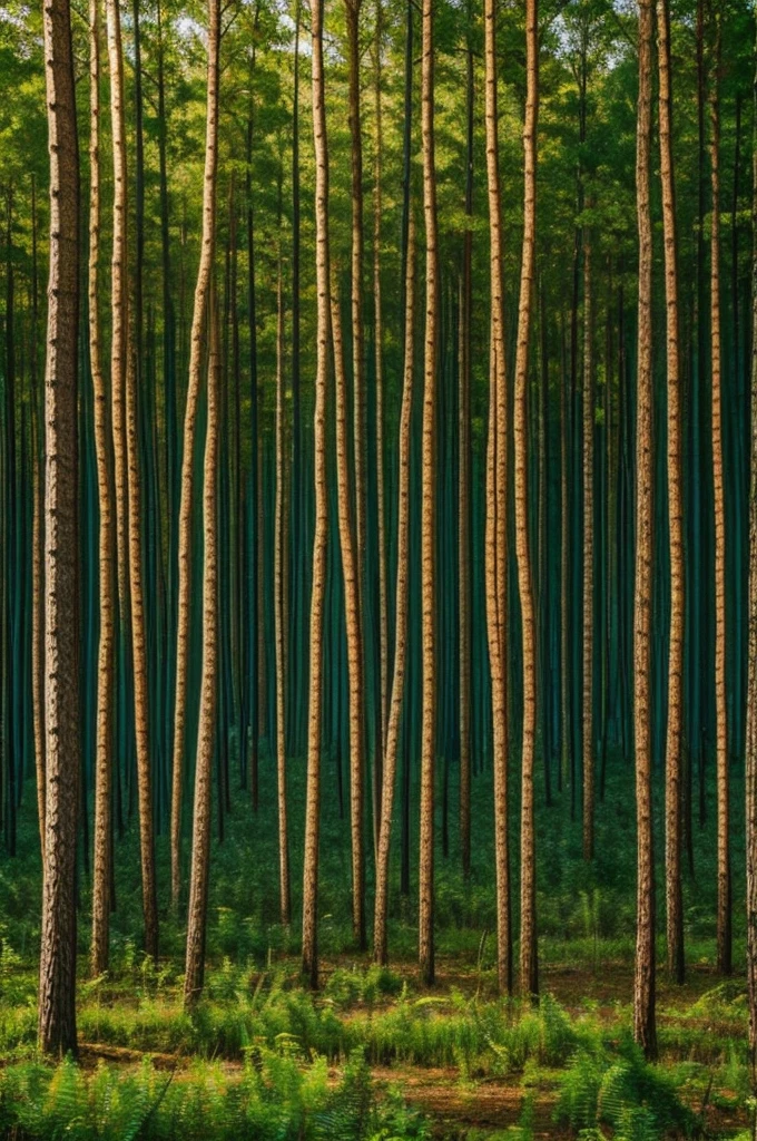 Forest Picasso style