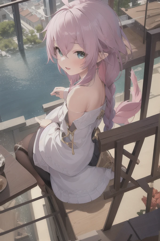 1girl,masterpiece, 8k,semi-realistic,4k,RTX,shaders,brilliant texture work, girl with pink hair, cute
