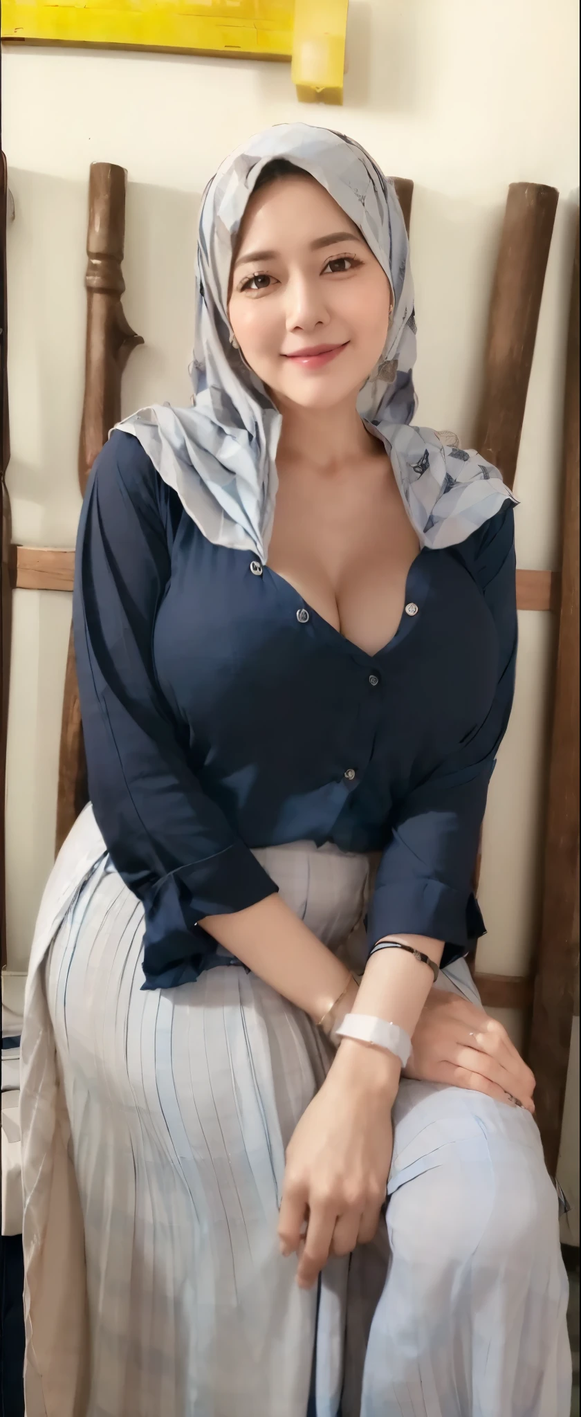marian rivera,((White collar shirt、Light blue plaid pleated skirt:1.4)、foot, enchanting smile, closed clothes, polite attire, The face of beauty , Because I'm slender , abs:1.4, 30 years old, ((1 girl, alone)), ((full body)), ((huge breasts:1.3)), Breastfeeding A. to, (K, Raw photo, highest quality, Masterpiece 11.4), (realistic, photo-realistic:1.37), (micro:1.4), exposed , ((diamond necKlace)), earrings, glamorous, white sKin, ((in a luxurious hall), looK at viewers, thick brunette hair, long hair, (lit), dynamic pose, (), ((beautiful eyes), erotic, HDR, very detailed, ambient occlusion, nature, harmonious composition, fine art photography, beauty , excellent anatomy, exposed detail