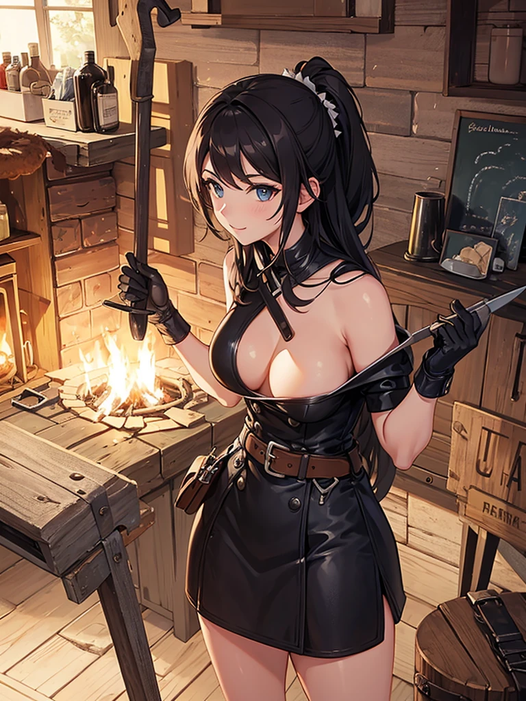 blacksmith with hammer milf