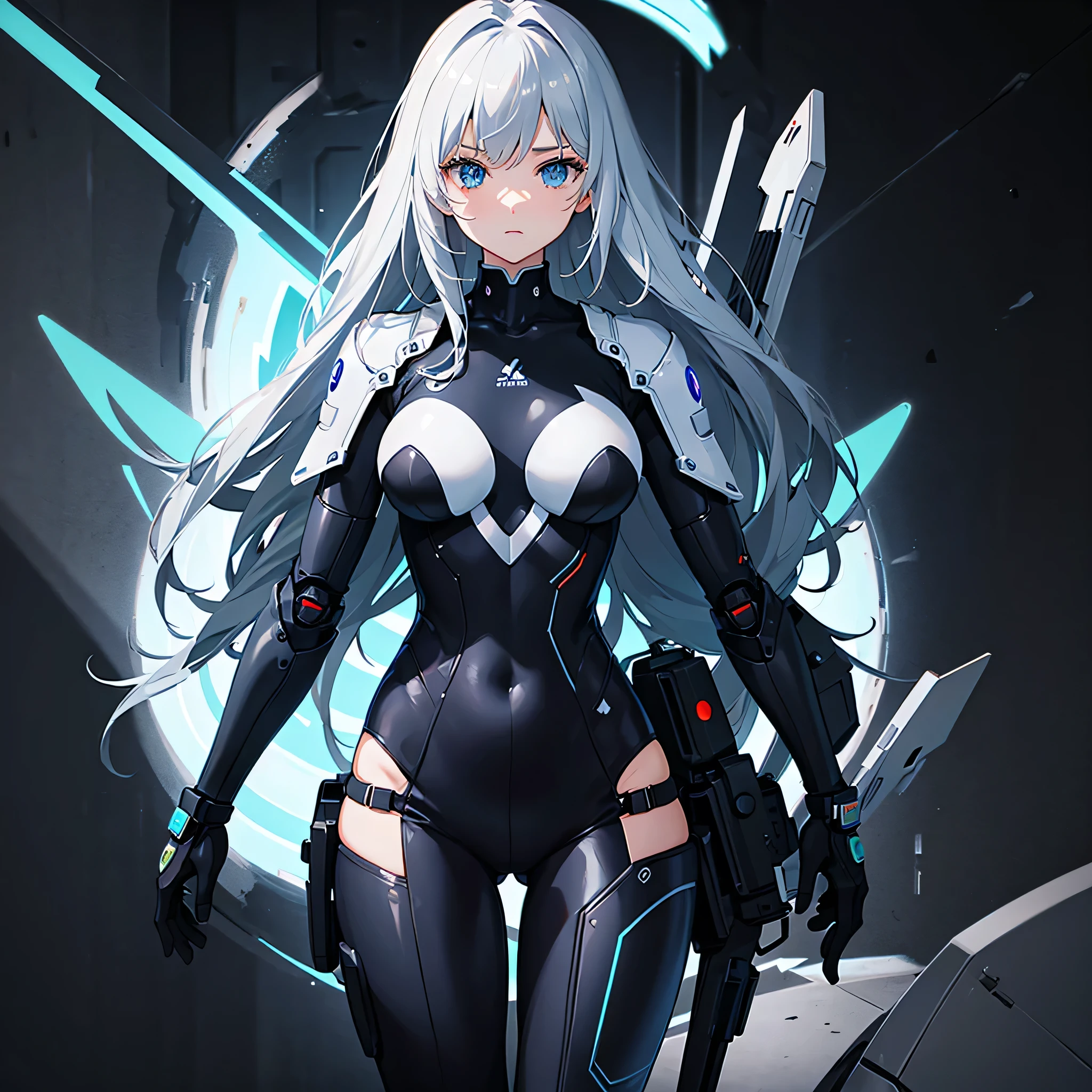 (masterpiece:1.2) (((32k))),(((Highest quality))), perfect woman, masterpiece, add_detail best quality, perfect anime girl, Poster, Futuristic, blue shades, robotic girl, love scene between a girl and a robot