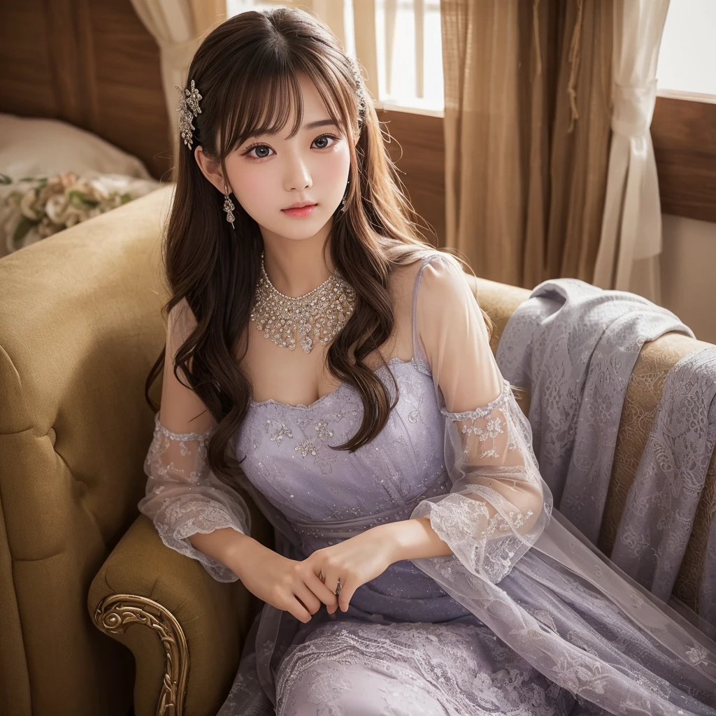 beautiful girl, (Highest quality:1.4), (Very detailed), (Very detailed美しい顔), I&#39;m looking forward to, Great face and eyes, (Skinny body type 1.2), (Small breasts:1.3), iris, (Beautiful Hair:1.5), (Short-sleeved uniform:1.2), , School classroom, (Sit at a desk:1.3), (Spread your legs:1.1), Hunchback, Smooth, Highly detailed CG composite 8K wallpaper, High-resolution RAW color photos, Professional photography, Light, BackLight, dream-like, impressive, Written boundary depth