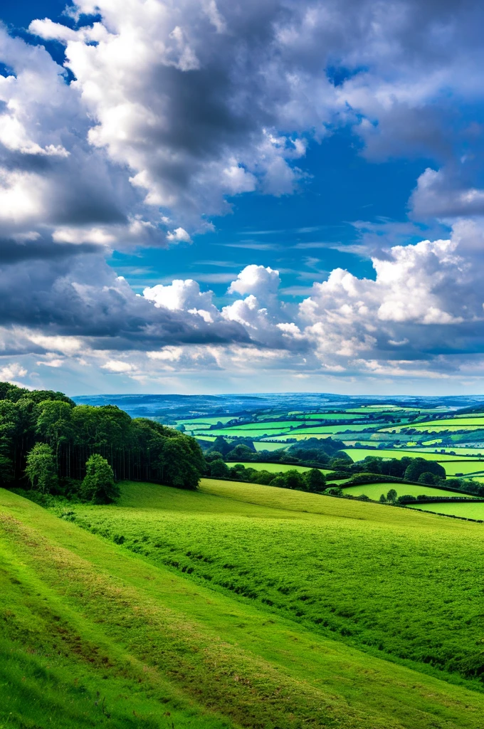 Original landscape，Sky and clouds，Tyndall effect，A country road，Colorful hot air balloon，High quality desktop wallpaper, Verdant forest, Detailed field properties, Beautiful English countryside, Stunning scenery, Rolling Hills, Landscape Wallpaper, Lush countryside, Green forests, Stunning scenery, Green fields in the background, High quality wallpaper, Beautiful wallpapers，Ultra high quality，Ultra HD，Ultra-high resolution