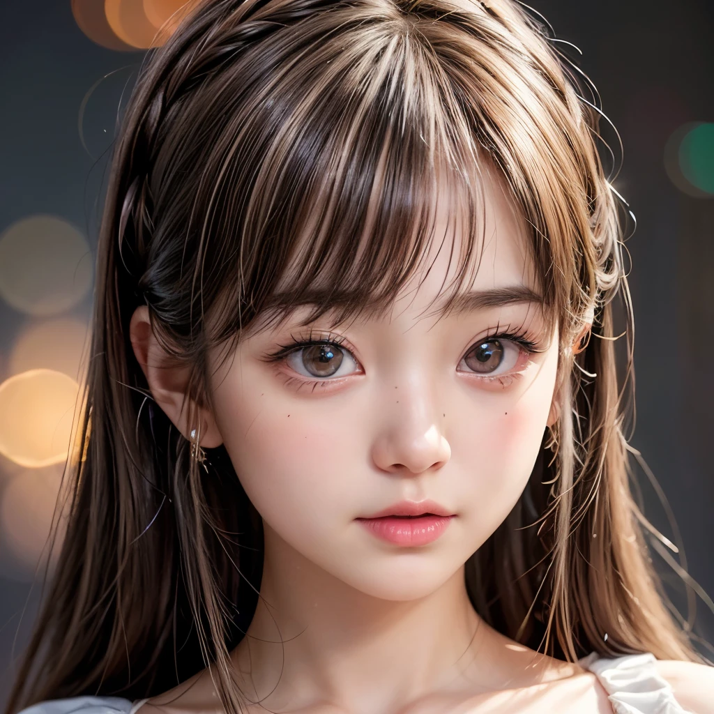 NSFW, 8k, High-level, absurd, masterpiece, best quality, primitive, very detailed CG, very detailed wallpaper, perfect lighting, Extremely detailed (((The personifying " pixy " as a ))), MysticSight, Tyndall effect, Tyndall scattering, Studio gray background with (many Dazzling RainbowColor particles BokeH:1.28), (RoundlyButts, ThighGap), (Exposed:0.4), (Assfocus with looking ahead), BREAK (NOGIZAKA face variations) Extremely Detailed very KAWAII face variations, perfect anatomy, Childish, captivating gaze, elaborate detailed Eyes with (sparkling highlights:1.28), long eyelashes、Glossy RED Lips with beautiful details, Coquettish tongue, Rosy cheeks, Radiant PearlSkin with clear transparency . { (Dynamic LifeLike expressions:1.4) | :d) }, (large eyes:-1) .