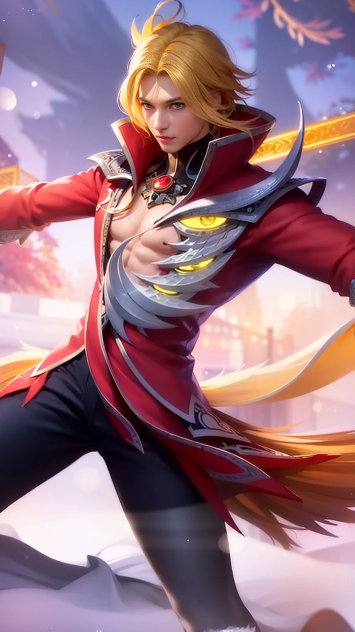 masculine male, masterpiece, ((perfect eyes)) best quality, (semirealism:1.9), beautiful lighting, (extremely detailed CG unity 4k fhd wallpaper), High Detail, Sharp focus, dramatic outdoors, 1 boy ,19 years old, white hair, light purpel eyes, smile.