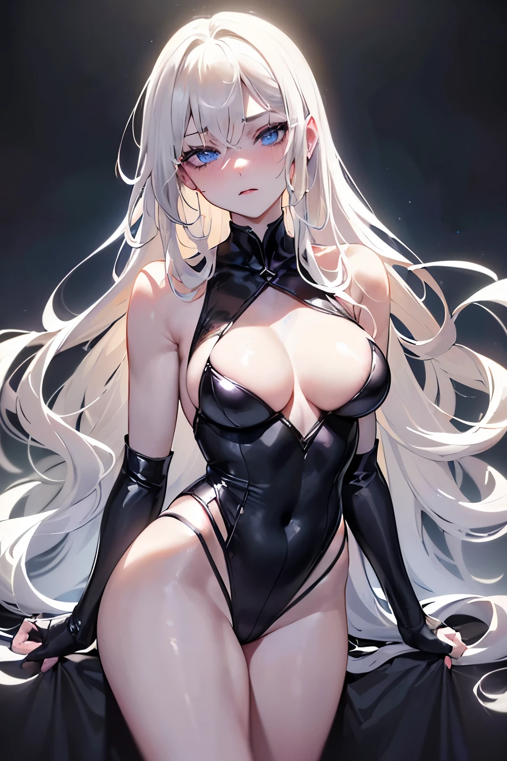 ((dark fantasy)),((handsome boy grabbing her breasts from behind)) ,((wavy hair, pale skin, long light blond hair),((light blue eyes)), freckles, on knees, warm light,( ),,Naked,Gorgeous,monochromes,erotic posing,Dynamic Posing,Arrange Pose,Dramatic,Cinematic,Detailed background, Dynamic Angle,From the angle of the film,Gothic background, Dark fantastic view,Best Quality,masutepiece,8K,The ultimate detailed dark background, Top image quality、RAW photography、超A high resolution,cropped shoulders, overall look is very erotic, model shoot, Large round chest, Beautiful Eyes of Details、Very slender eyes、Beautiful eyelashes、Very slim physique, with blush cheeks