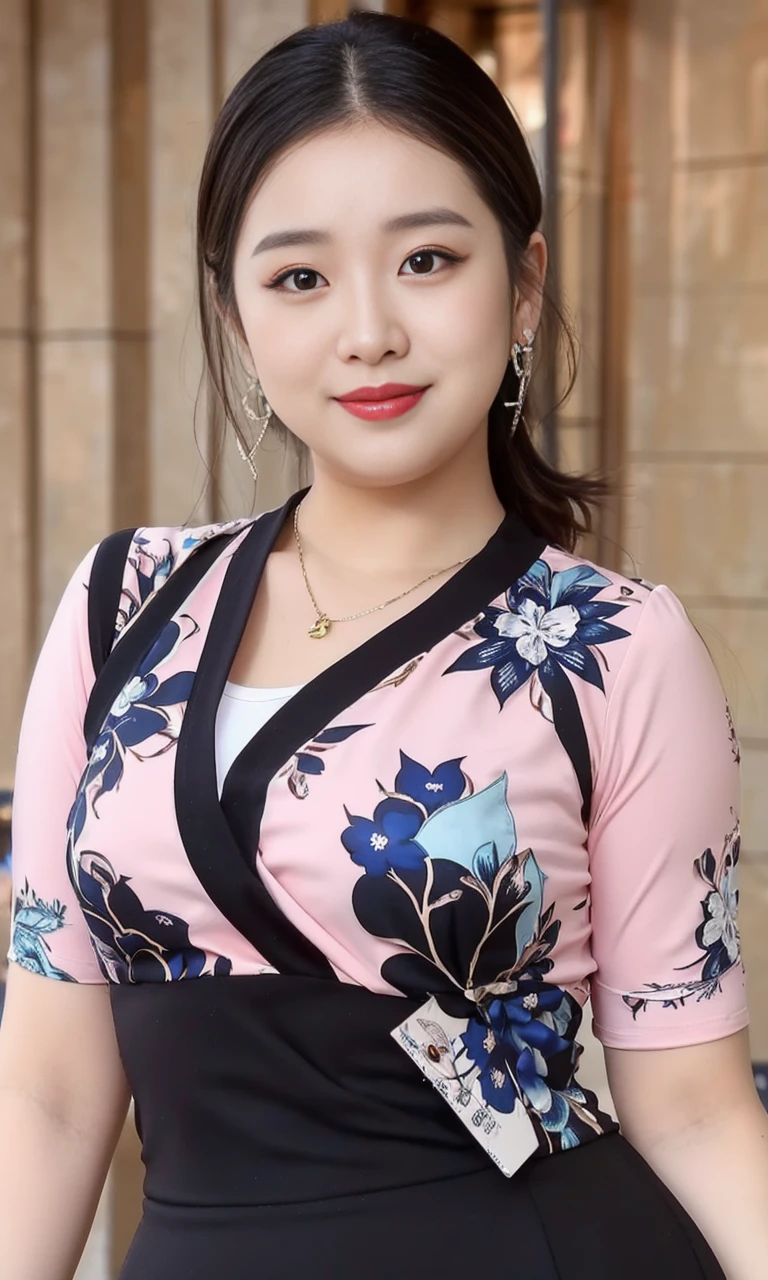 ((best quality)), ((masterpiece)), (detailed), perfect face, araffe woman in a long dark-blue shirt and blue denim skirt walking down a street, thicc, wavy short hair , she has a jiggly fat round belly, bbwchan, wearing tight simple clothes, skinny waist and thick hips, widest hips, her belly is fat and round, soft curvy shape, hyperrealistic full figure, wearing a cute top, wide hips, wearing 10 bracelet , wearing huge diamond necklace