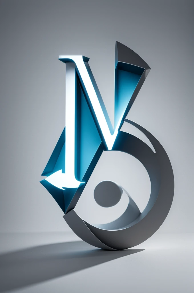 Create a logo with the letter v
