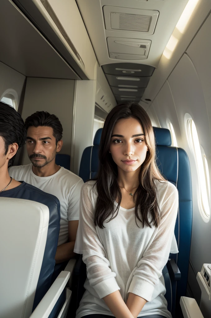 Having sex in plane ( in the middle of the crowd) 