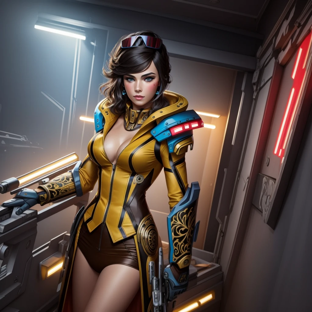 (masterpiece, best quality), intricate details, 
 neonstrikevi, 
